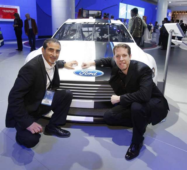 Brad Keselowski and Ford Racing Director, Jamie Allison